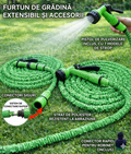 Furtun Magic Extensibil 30M+ Pistol Spray/ NU SE ÎNCURCĂ 1+1 GRATIS