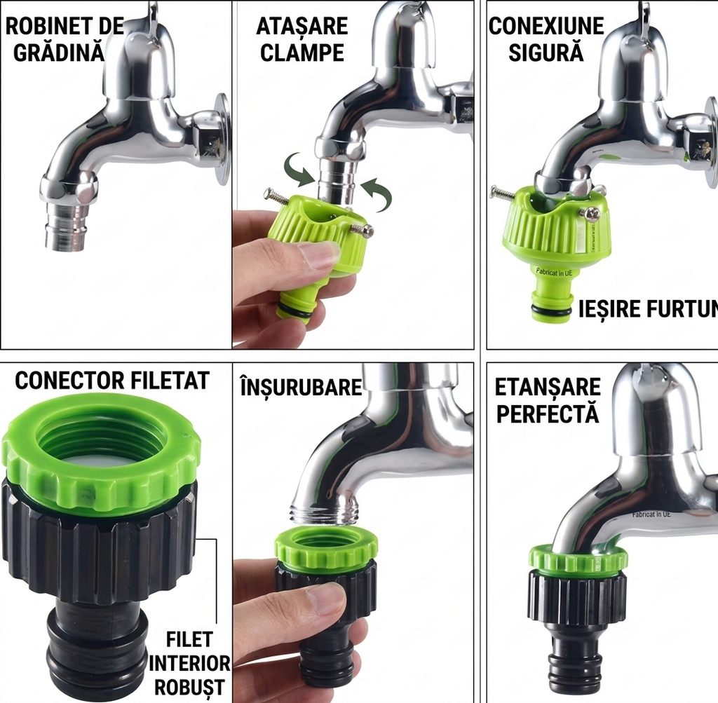 Furtun Magic Extensibil 30M+ Pistol Spray/ NU SE ÎNCURCĂ 1+1 GRATIS